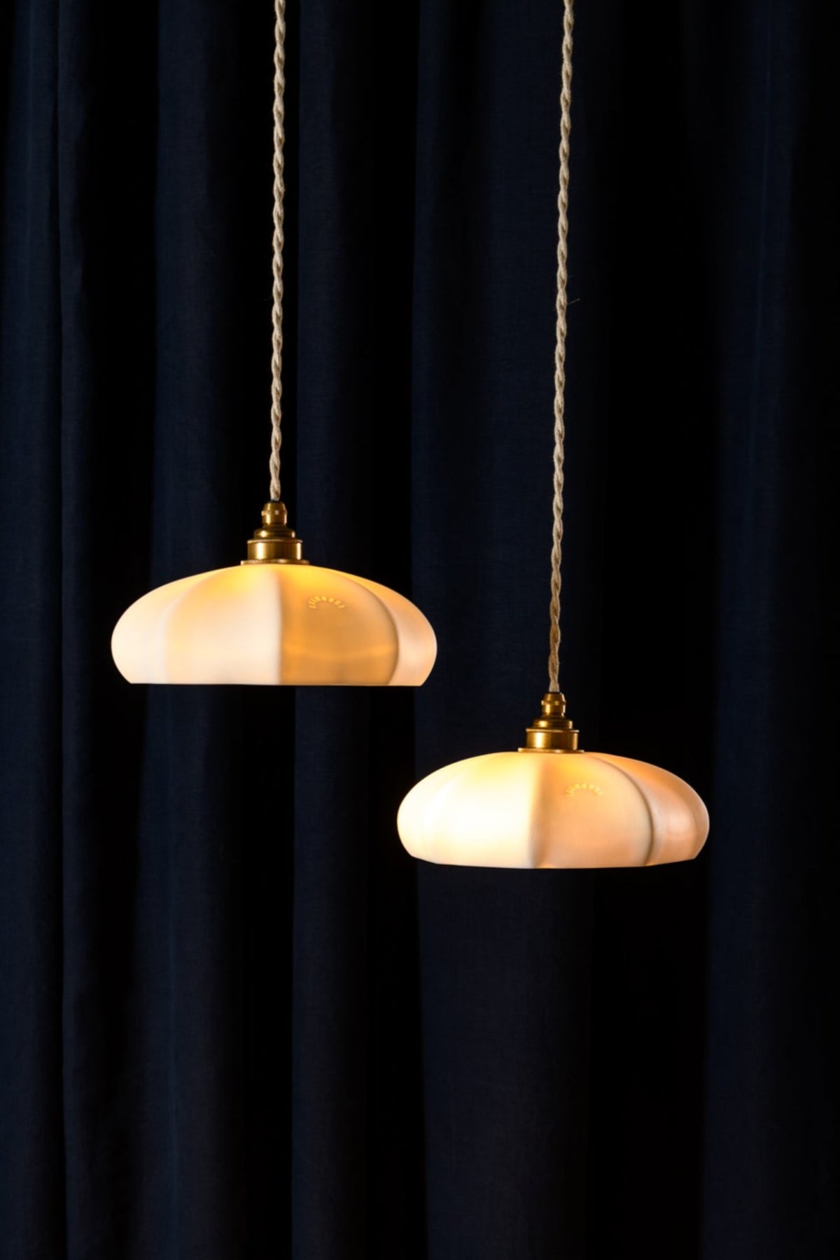 Constellation Maria porcelaine biscuit - 2 luminaires