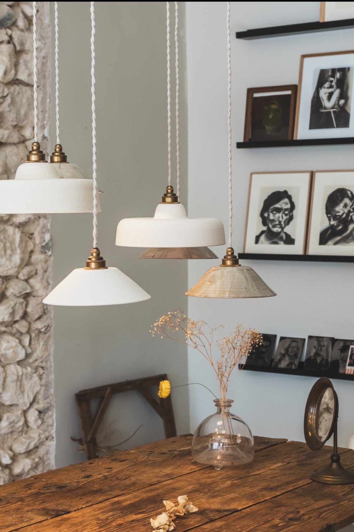 LISETTE - Vert de gris - Suspension