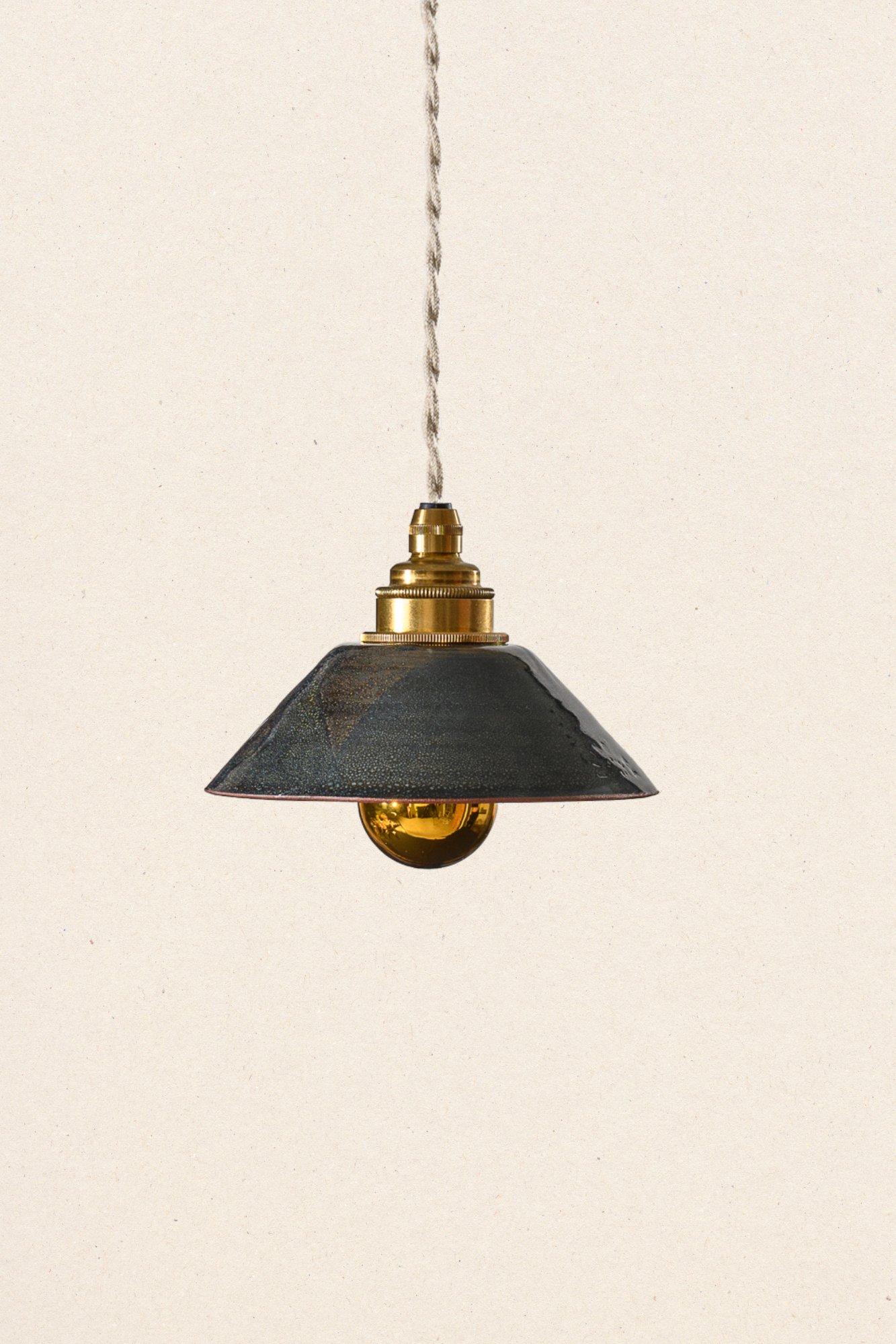PITCHOUN - Grès minuit - Suspension (Collection Châtaigne grillée)
