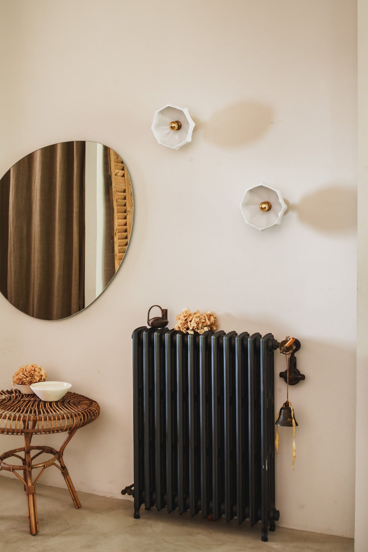 MARIA - Porcelaine Biscuit - Applique murale