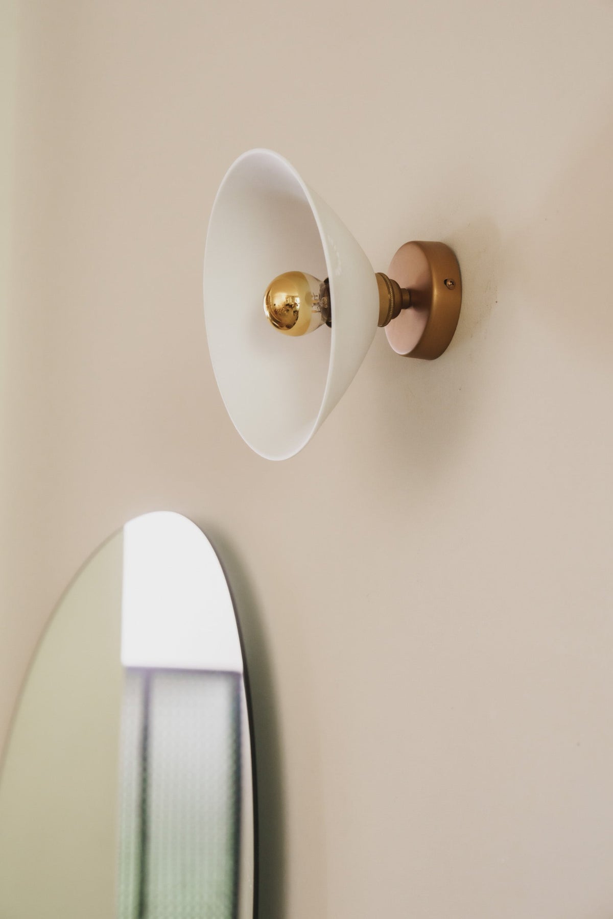 LISETTE - Porcelaine Biscuit - Applique murale