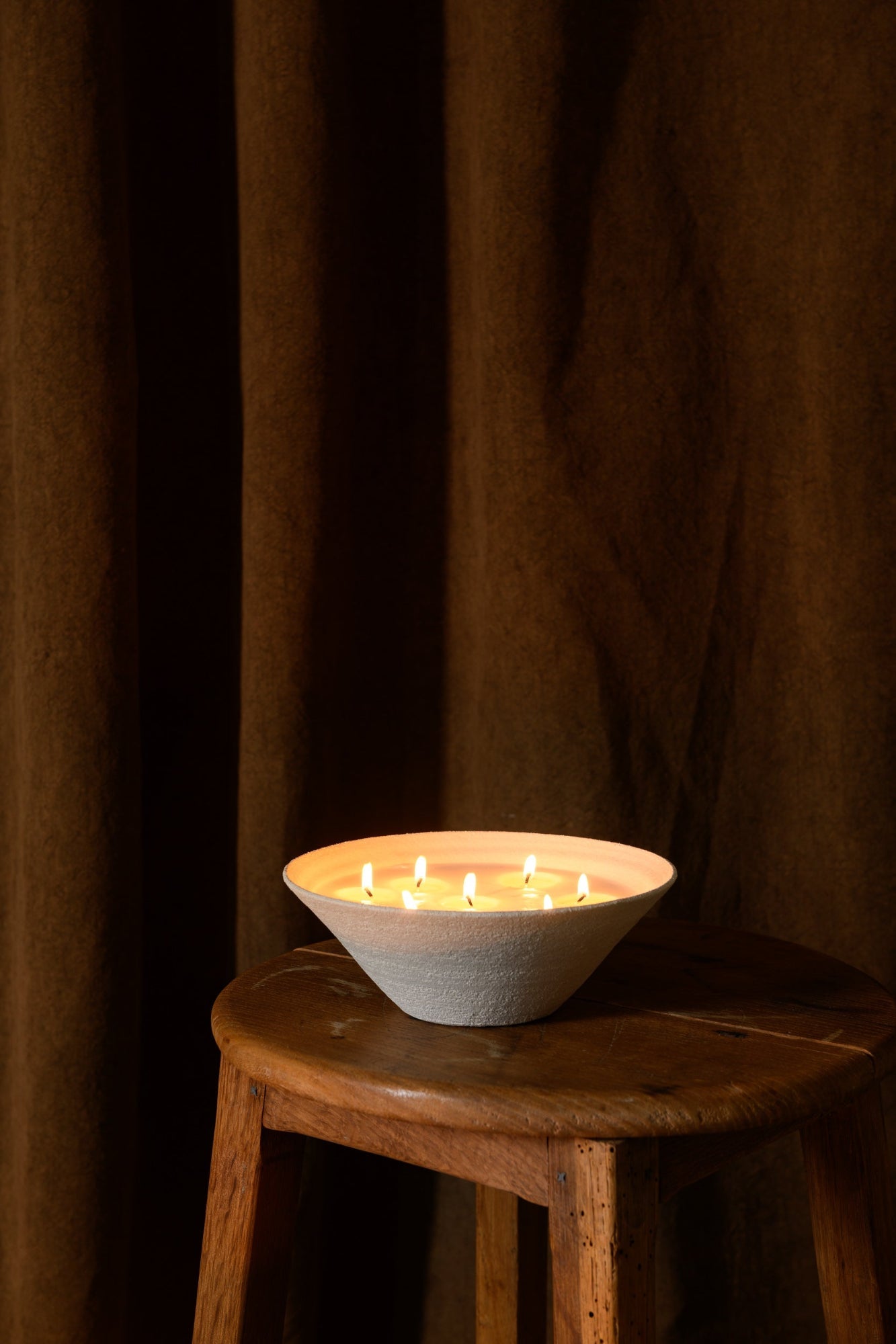LISETTE - Bougie parfumée - Grès chamotté