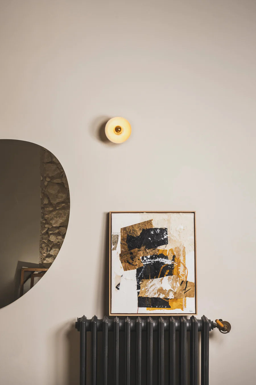 PITCHOUN - Terre cuite blanche - Applique  murale
