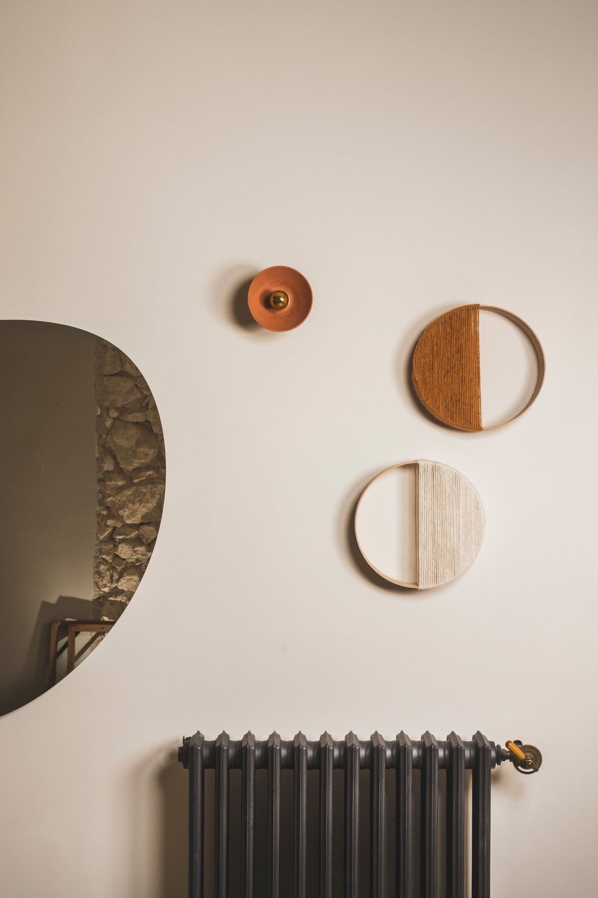 PITCHOUN - Terre cuite rouge - Applique Murale