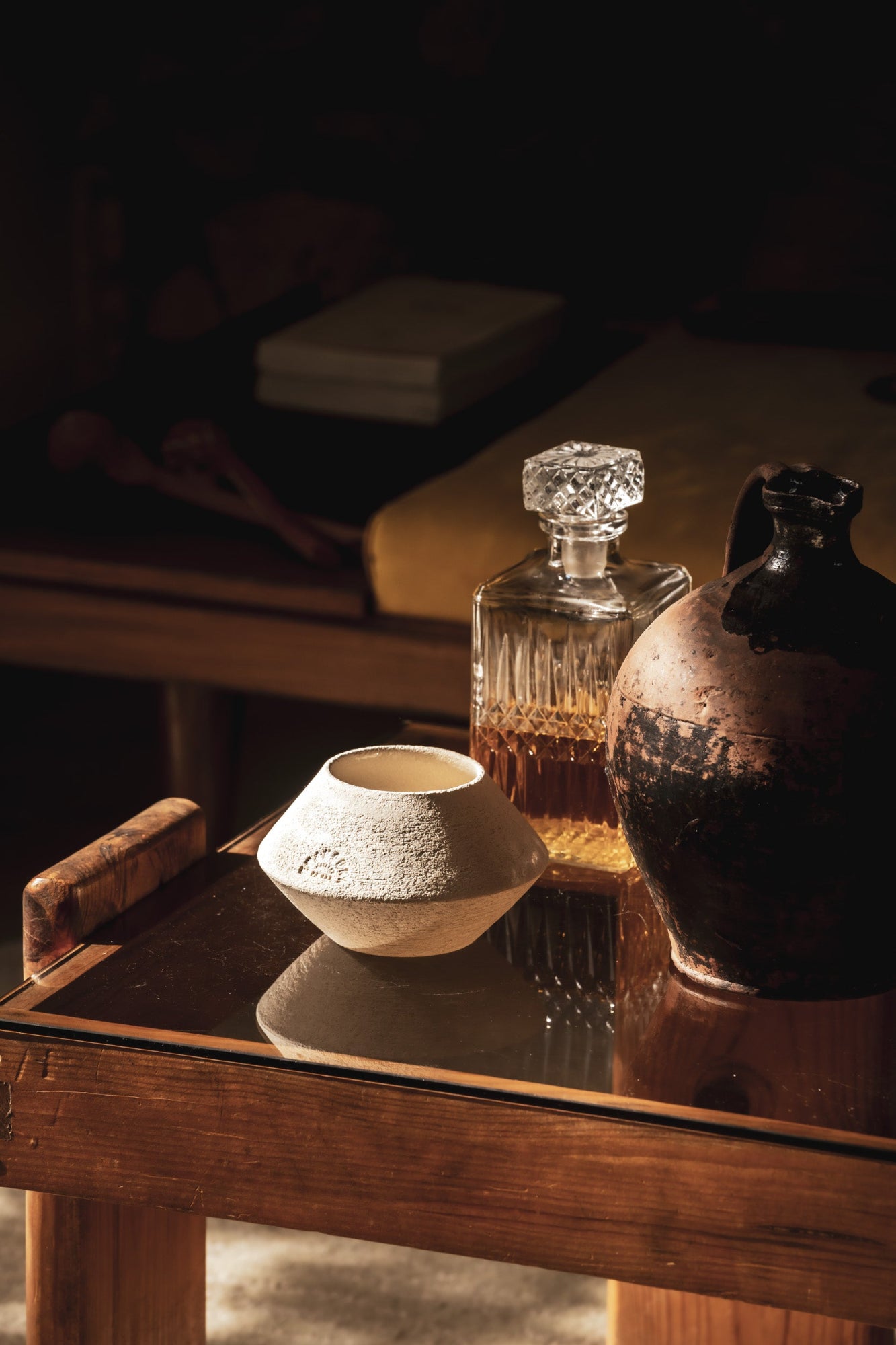 PITCHOUN - Vase - Grès chamotté ivoire