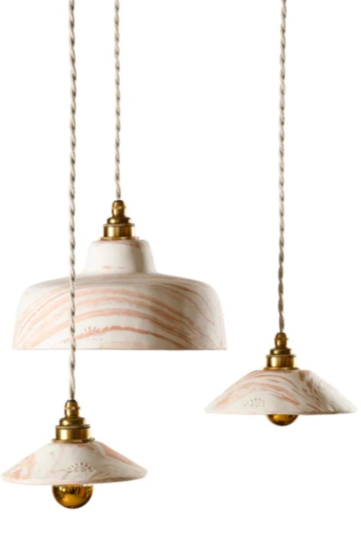 Constellation Terre mêlée mat - 3 luminaires