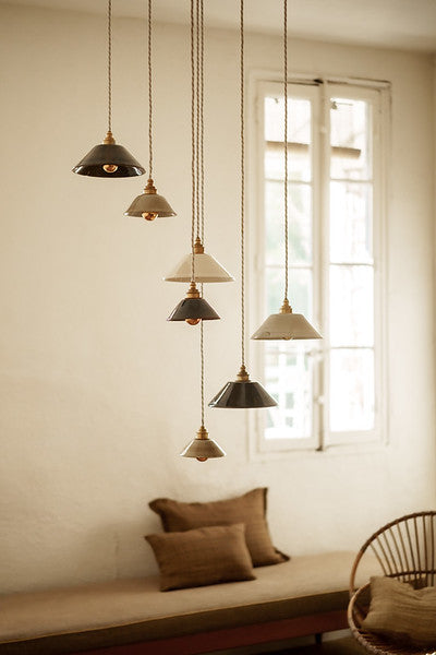 PITCHOUN - Grès minuit - Suspension (Collection Châtaigne grillée)