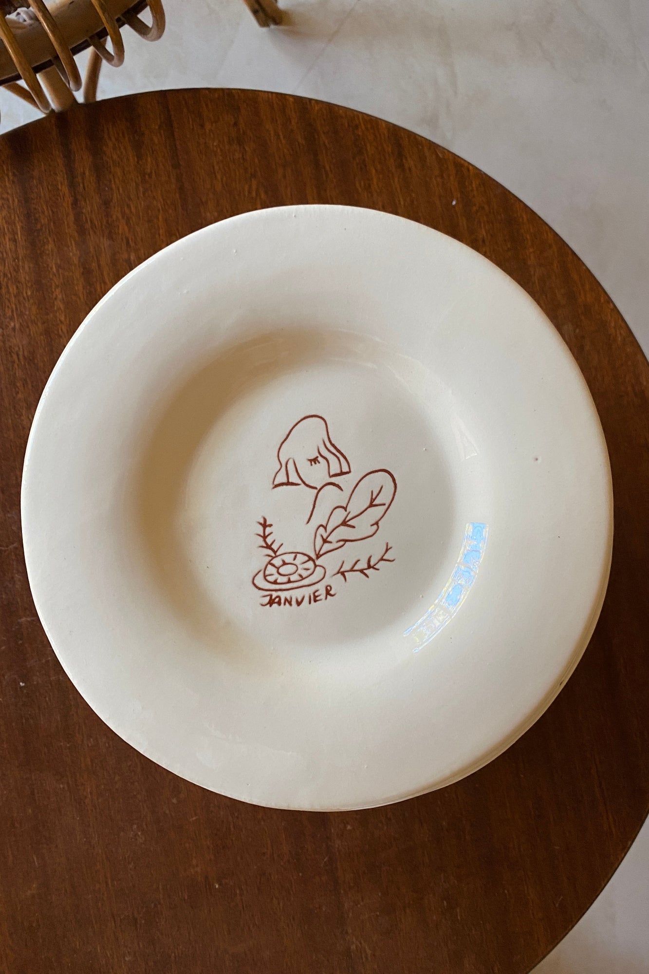 JANVIER - Coffret Cadeau - Assiette anniversaire, savon fait main et éditions d'art