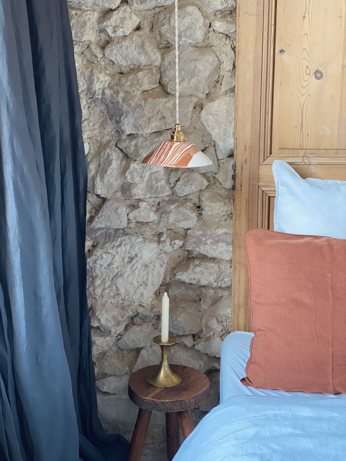 Lisette Blanche & Terracotta