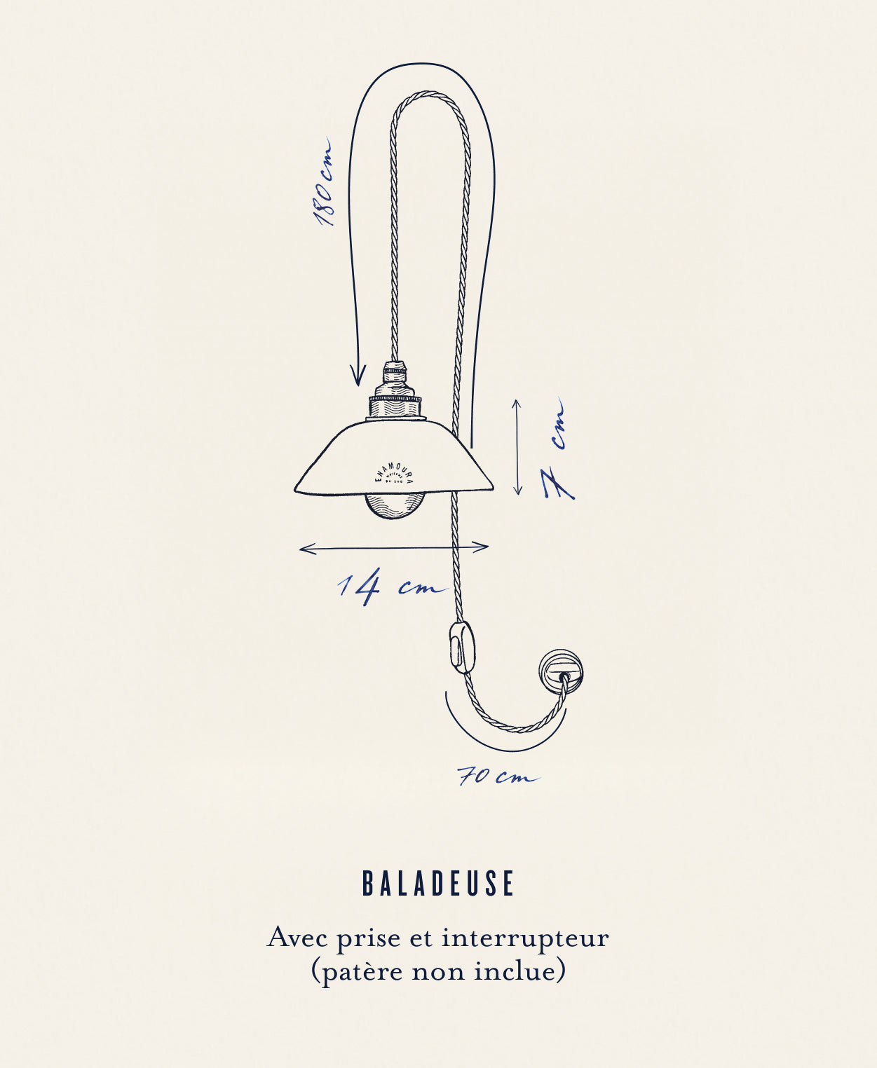 Pitchoun - dimensions - baladeuse