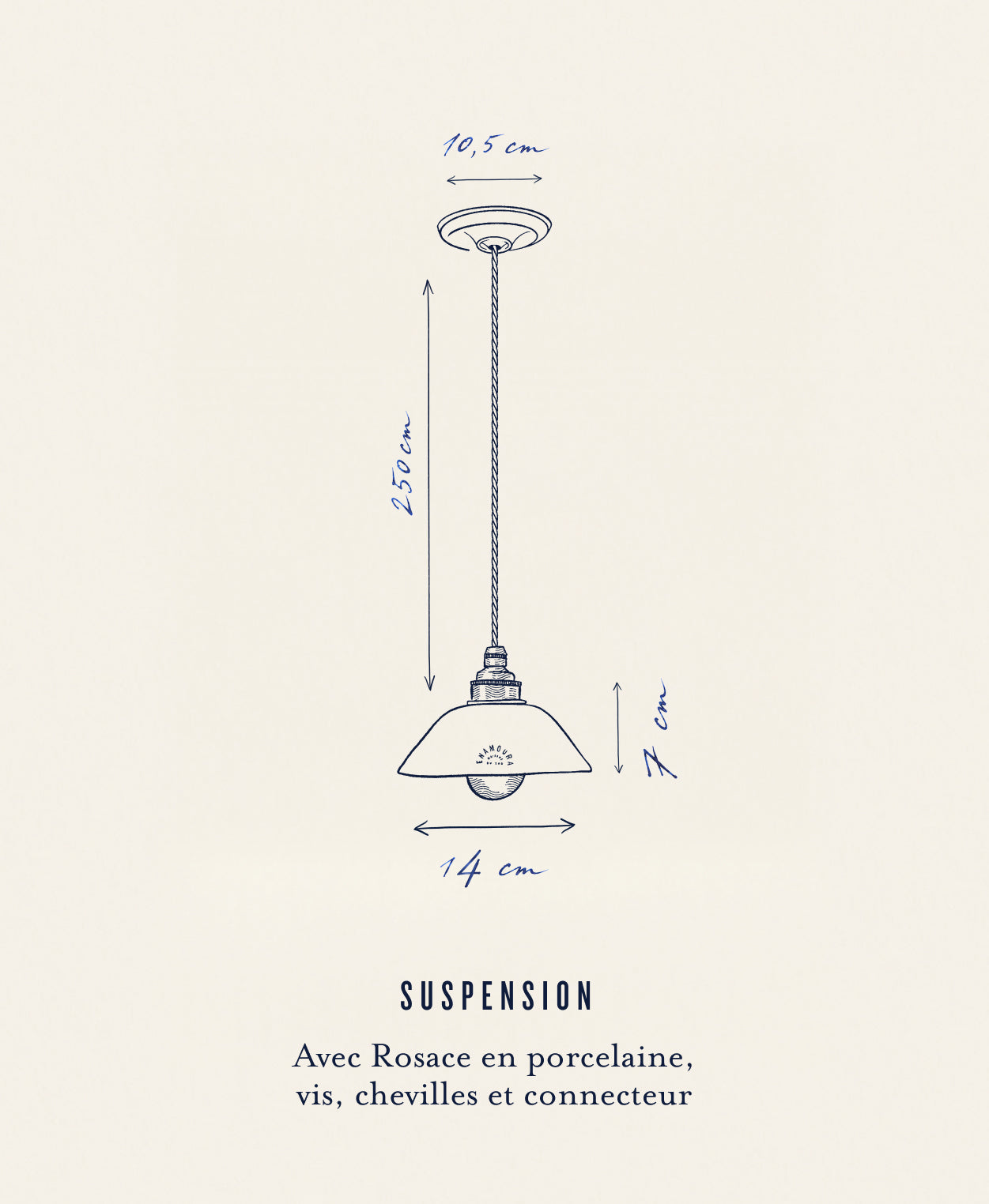 Pitchoun - dimensions - suspension