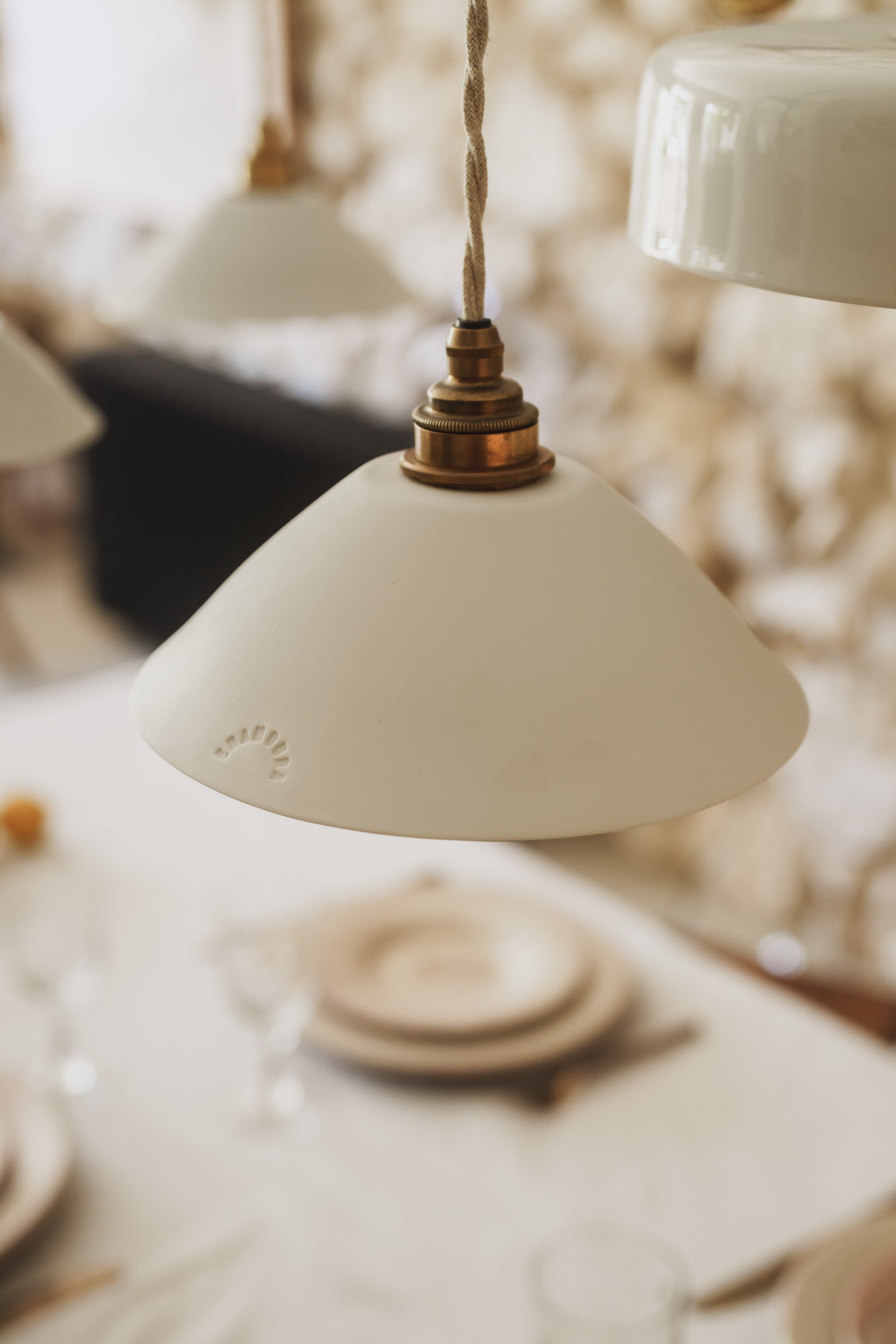 LISETTE - Porcelaine Biscuit - Suspension