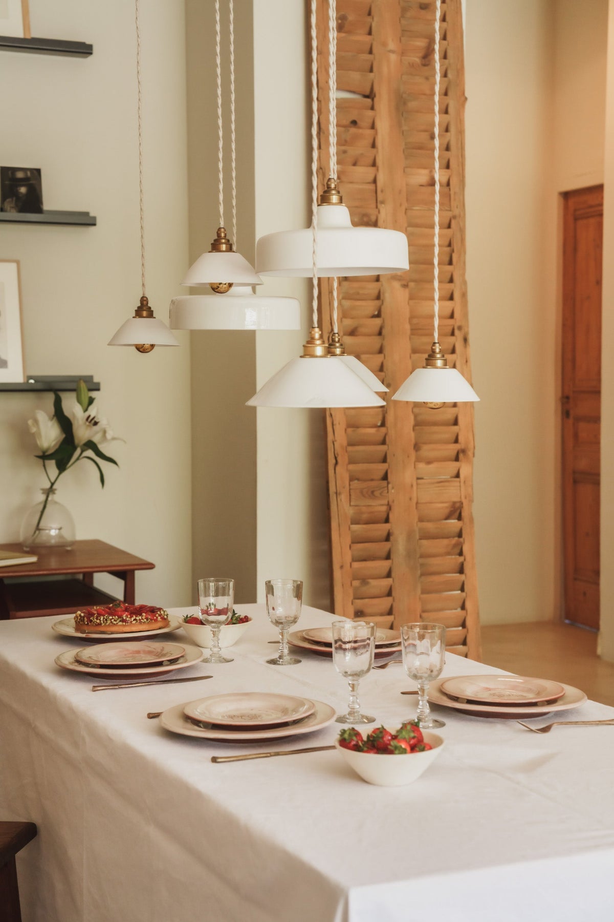 LISETTE - Porcelaine Biscuit - Suspension