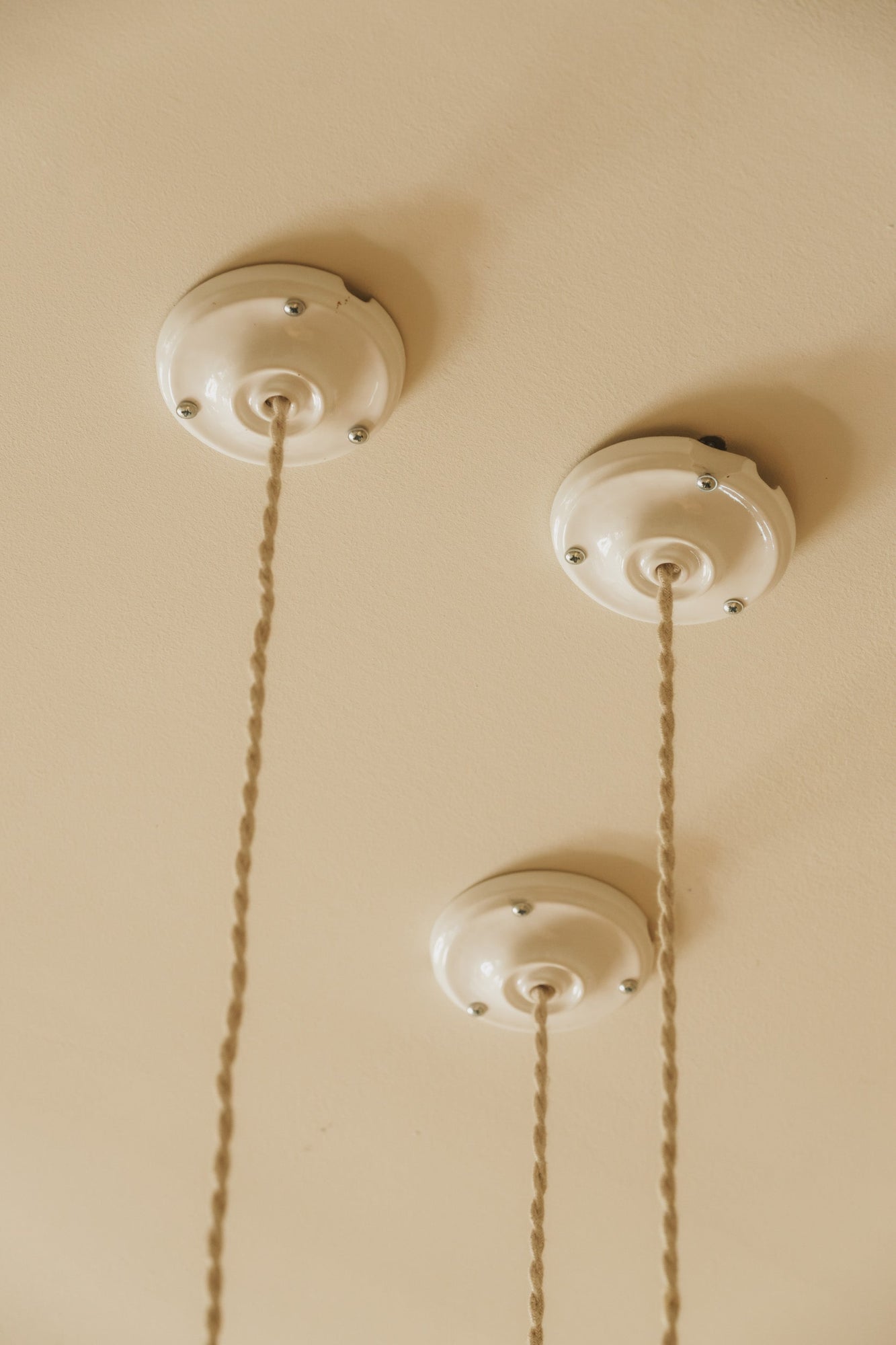 Constellation Grès Chamotté Ivoire - 3 luminaires