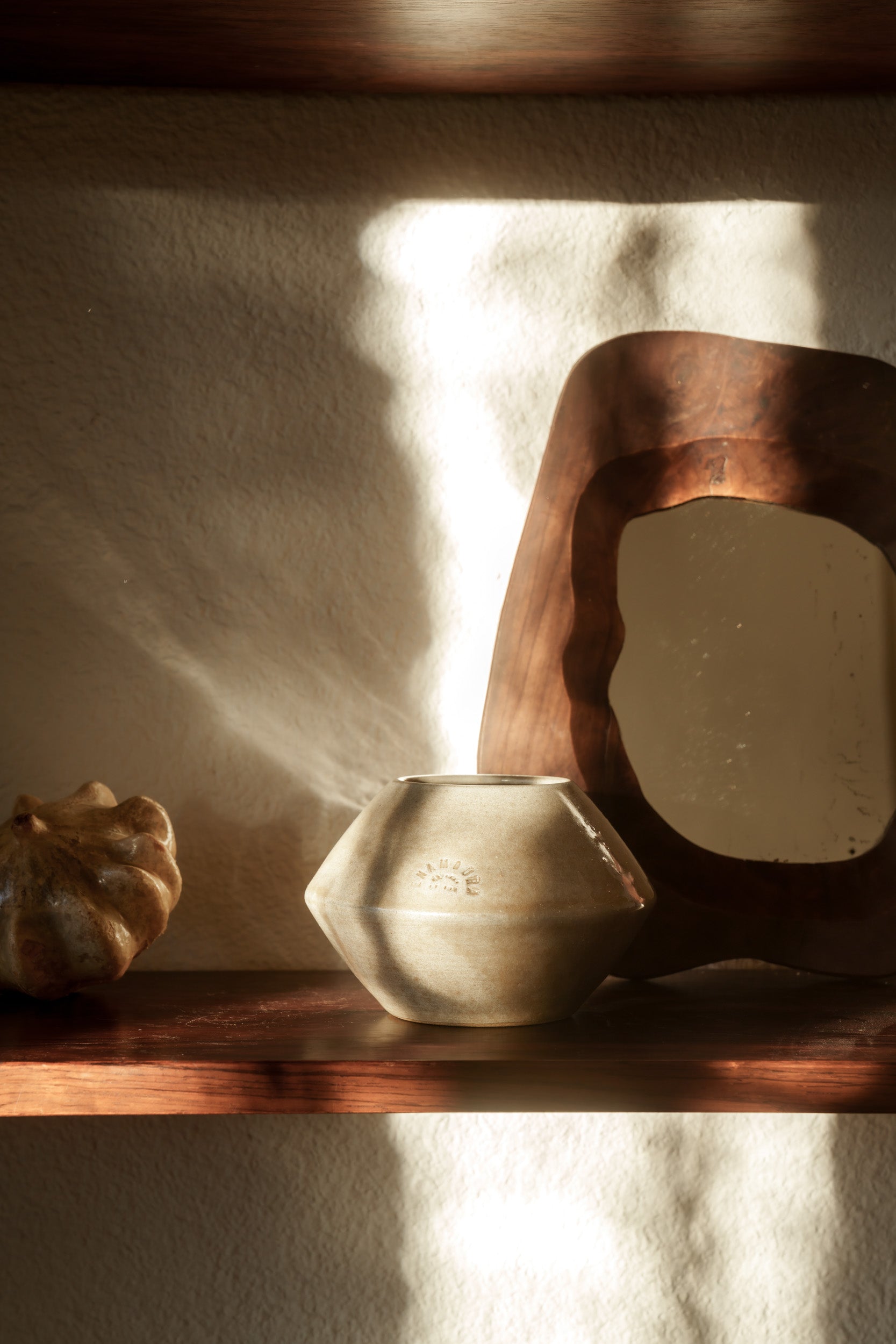 PITCHOUN - Vase - Grès vert de gris