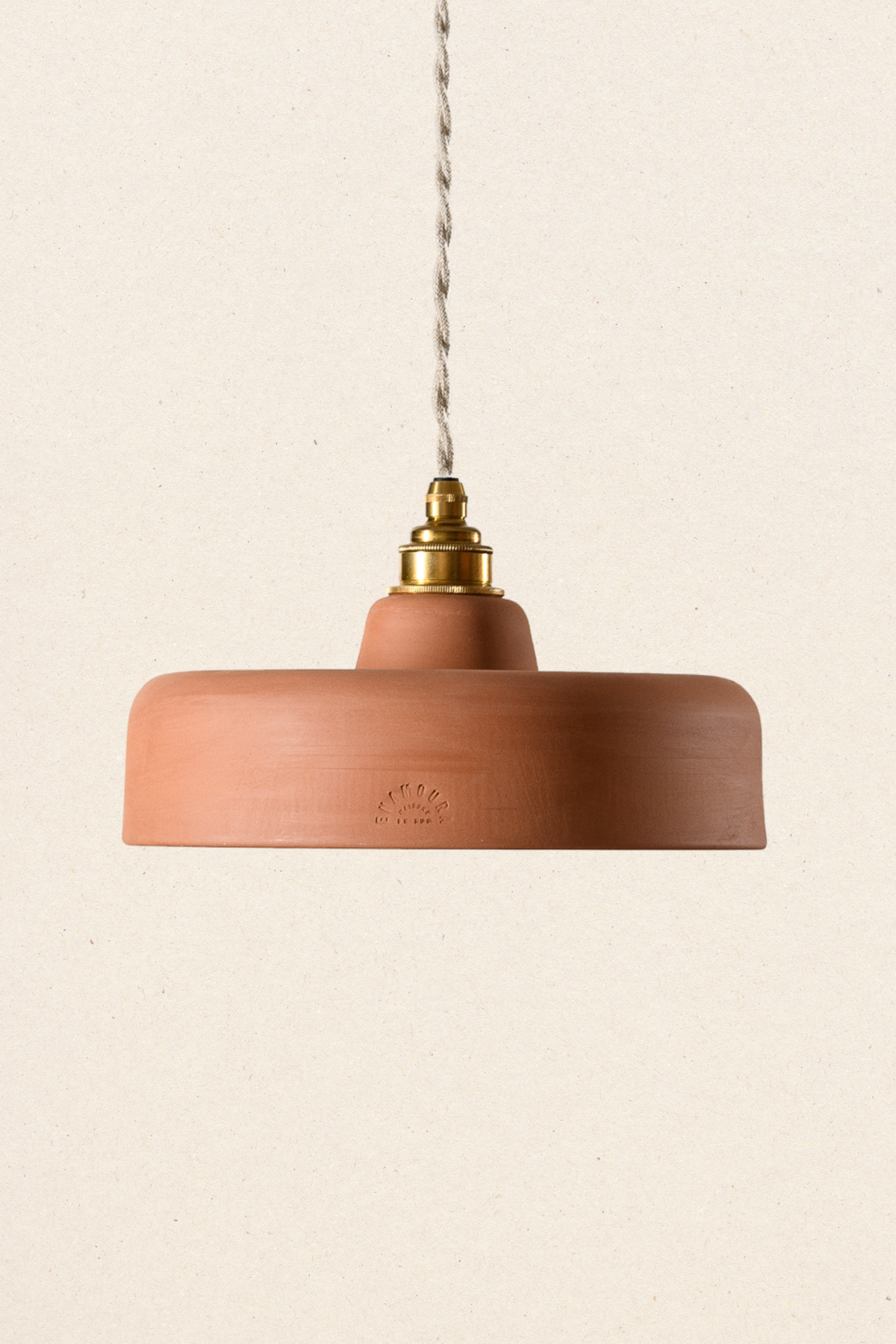 URSULE - Terre cuite rouge - Suspension