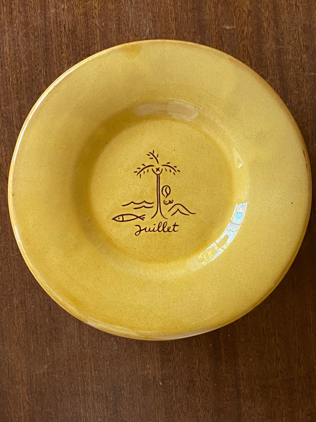 JUILLET - Coffret Cadeau - Assiette anniversaire, savon fait main et éditions d'art